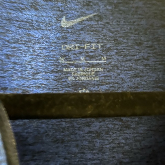 Nike Dri-FIT Heathered Blue Top - Picture 2 of 3